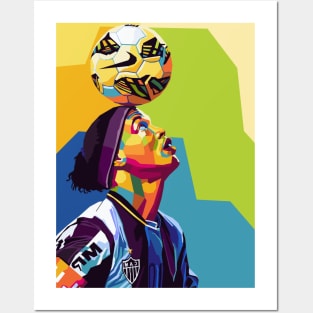 ronaldinho wpap art Posters and Art